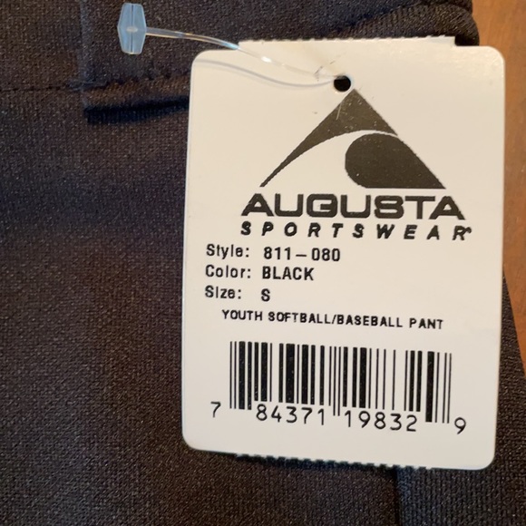 Girls black softball pants - Picture 3 of 3